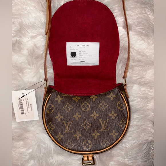 LV Monogram Tambourin Crossbody Bag  NWT VINTAGE - Picture 3 of 16